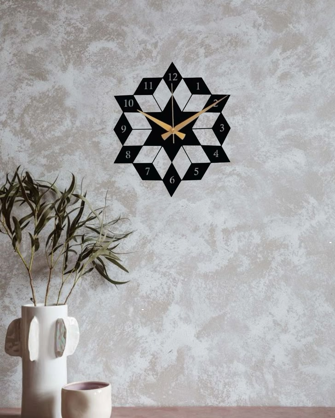 GeoStar Metal Wall Clock