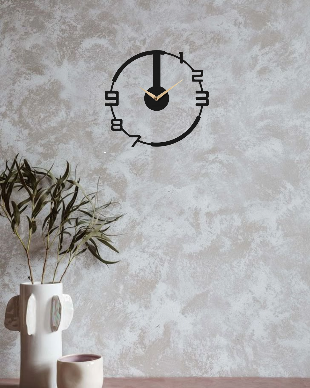 Modern Minimalist Metal Wall Clock
