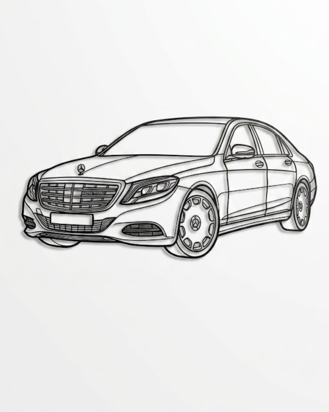 Mercedes S-Class Maybach 2015 → X222 Gen 3/4 view
