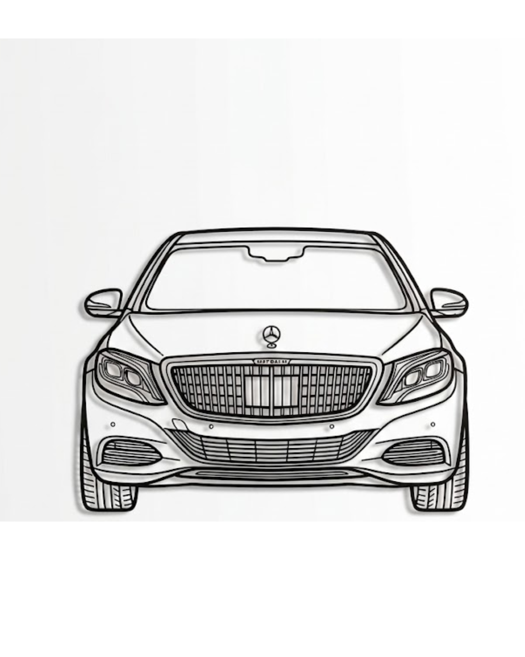 Mercedes S-Class Maybach 2015 → X222 Gen front view