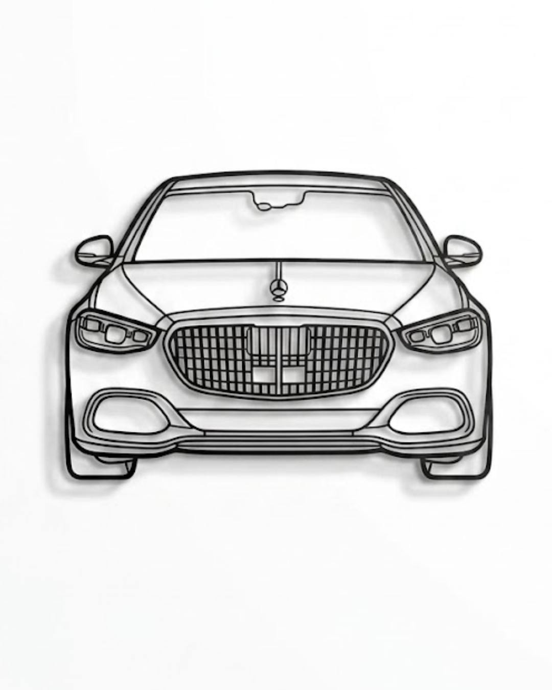 Mercedes S-Class Maybach 2021 → Z223 Gen front view