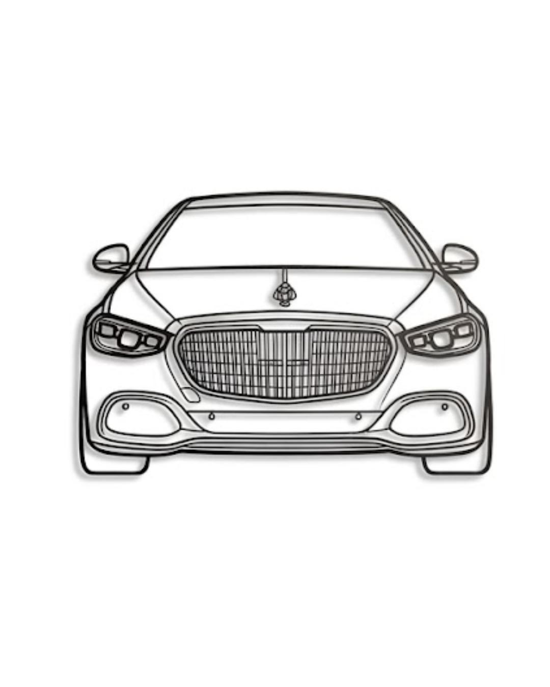 Mercedes S-Class Maybach 2026–2027 front view
