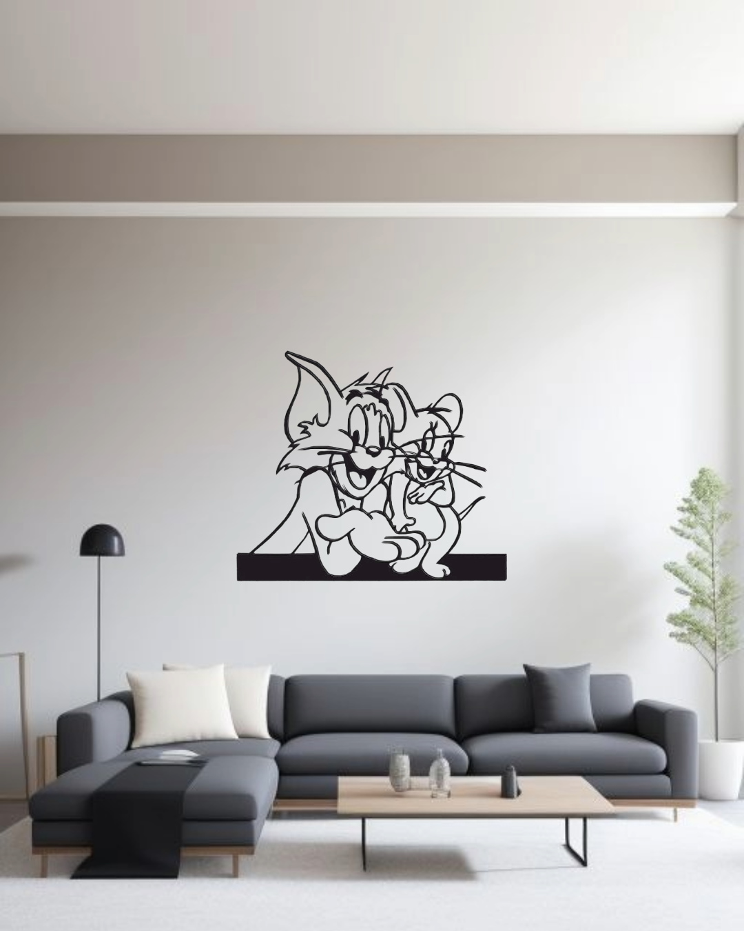 Tom & Jerry Metal Wall Art